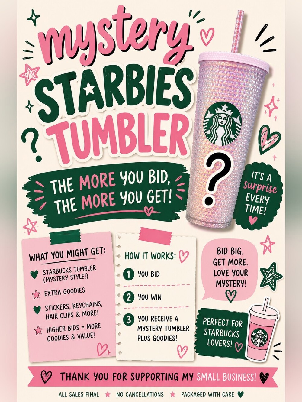 Starbies Mystery Tumbler